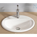 Salle de bains ovale forme ronde Art céramique porcelaine lavabo lavabo